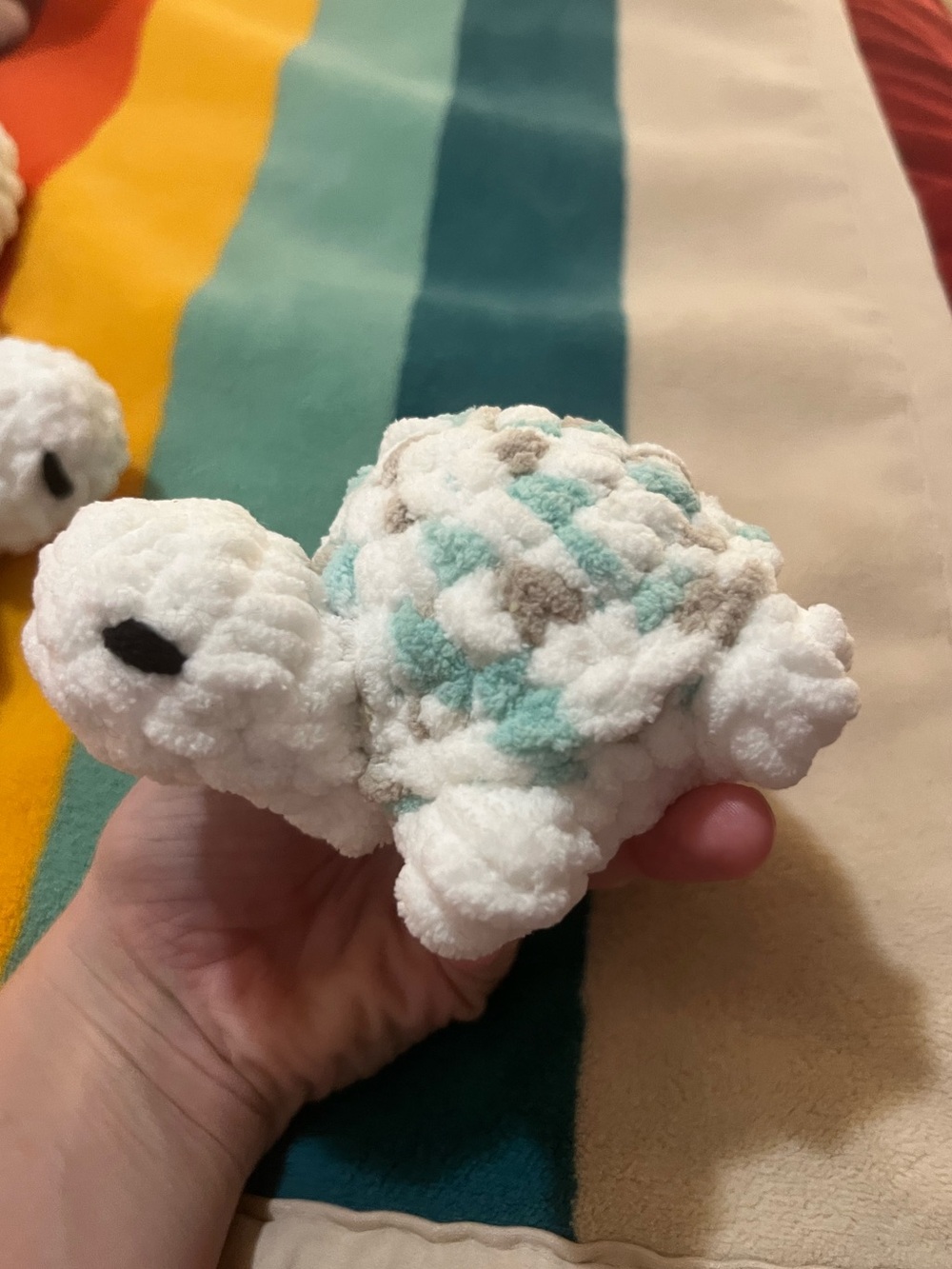Plush Crocheted Turtle 🐢 - Picture 5 of 8